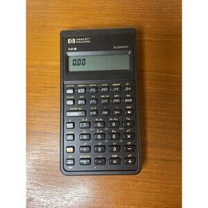 Hewlett Packard HP 10 B Business Calculator Works